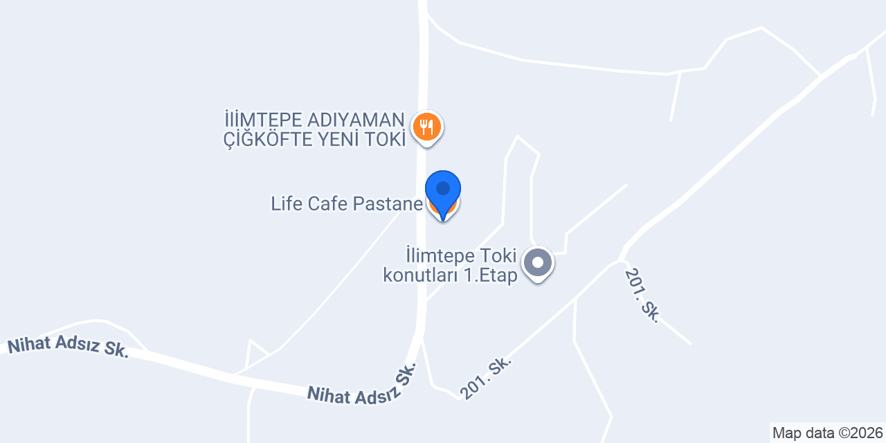 Life Cafe Pastane konumu