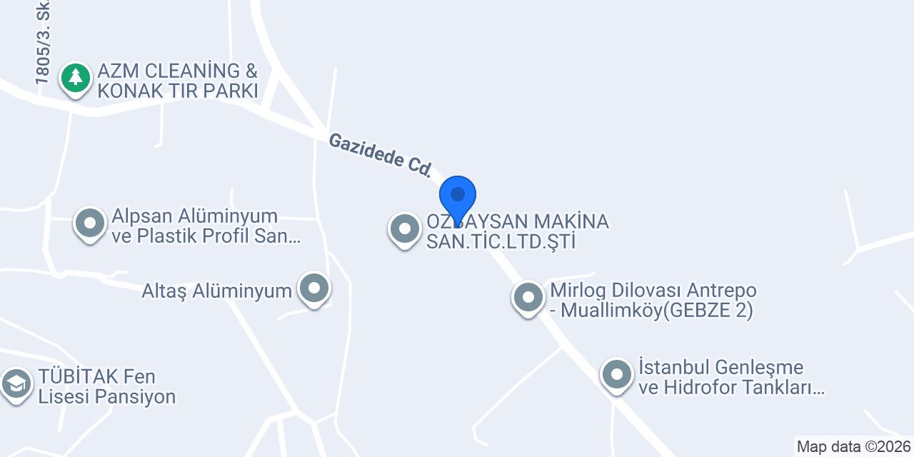 Peker Fabrika konumu
