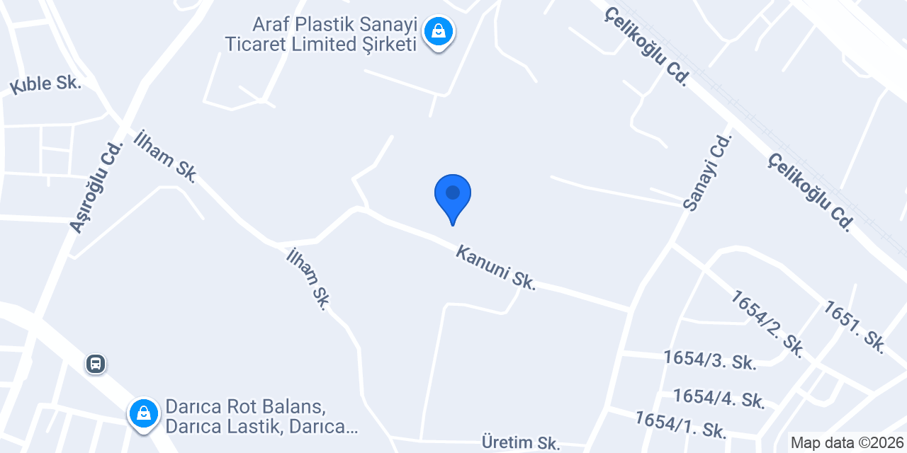 SAR MAKİNA Sanayi ve Ticaret A.Ş. konumu