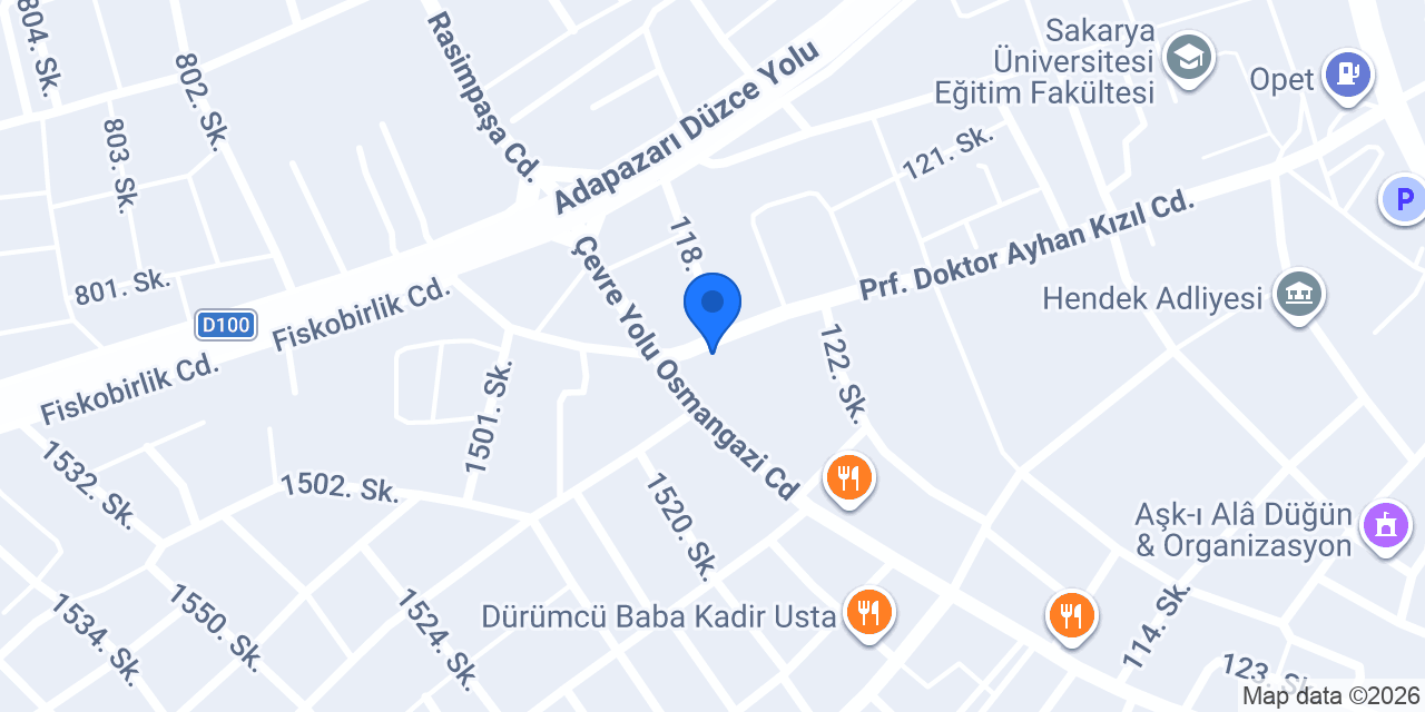Ada Pati Veteriner Muayenehanesi konumu
