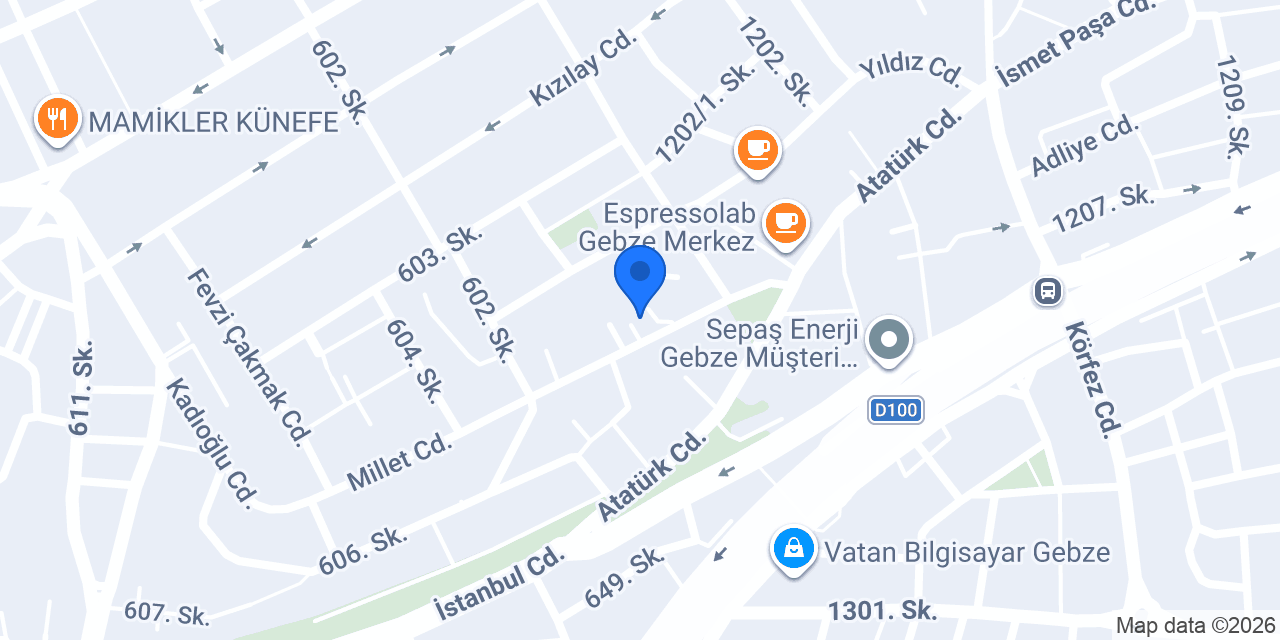 Demircan Eczanesi konumu