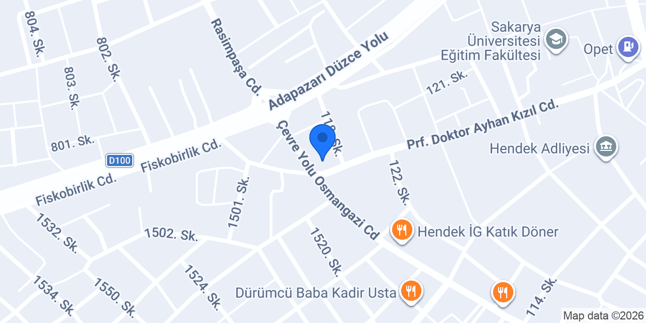 Bakırcılar Yapı konumu