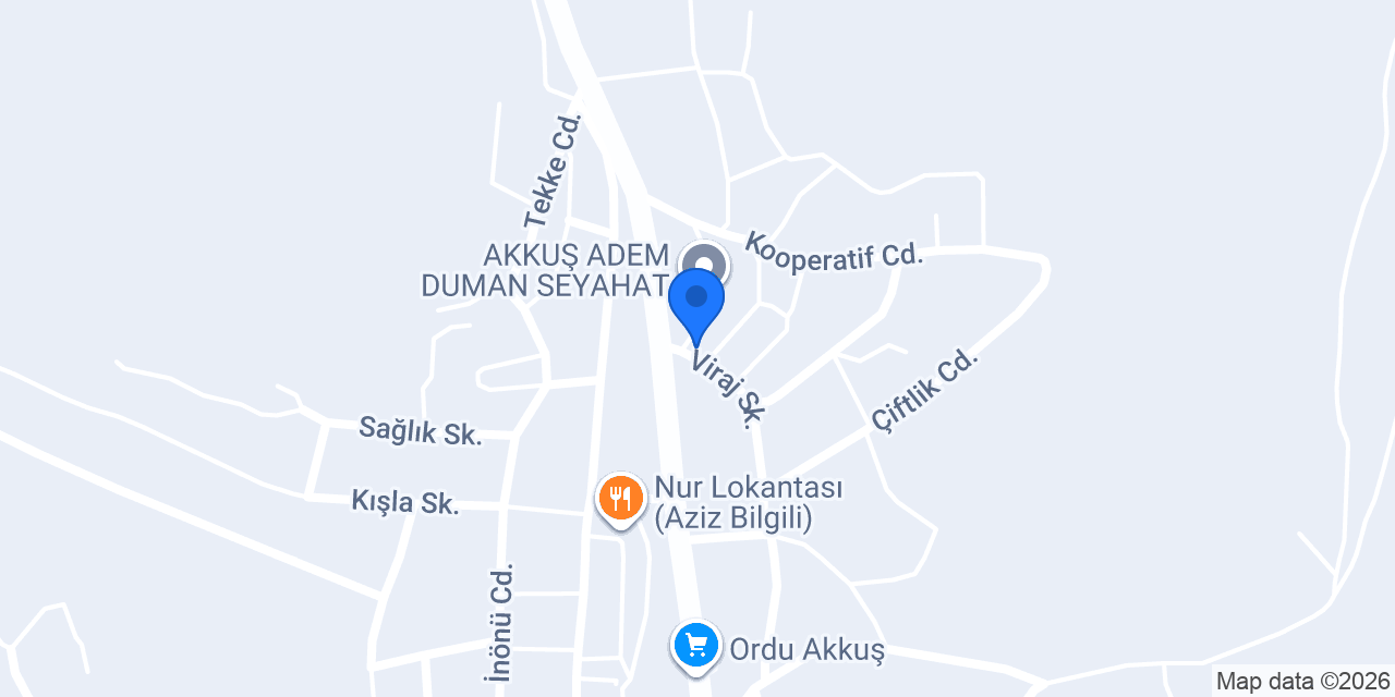 Akkuş Kokoreç konumu