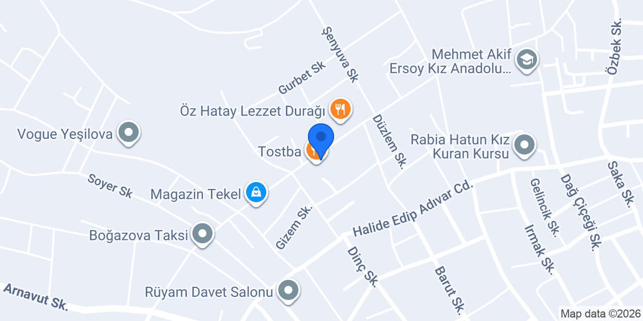 CADDE GURME konumu