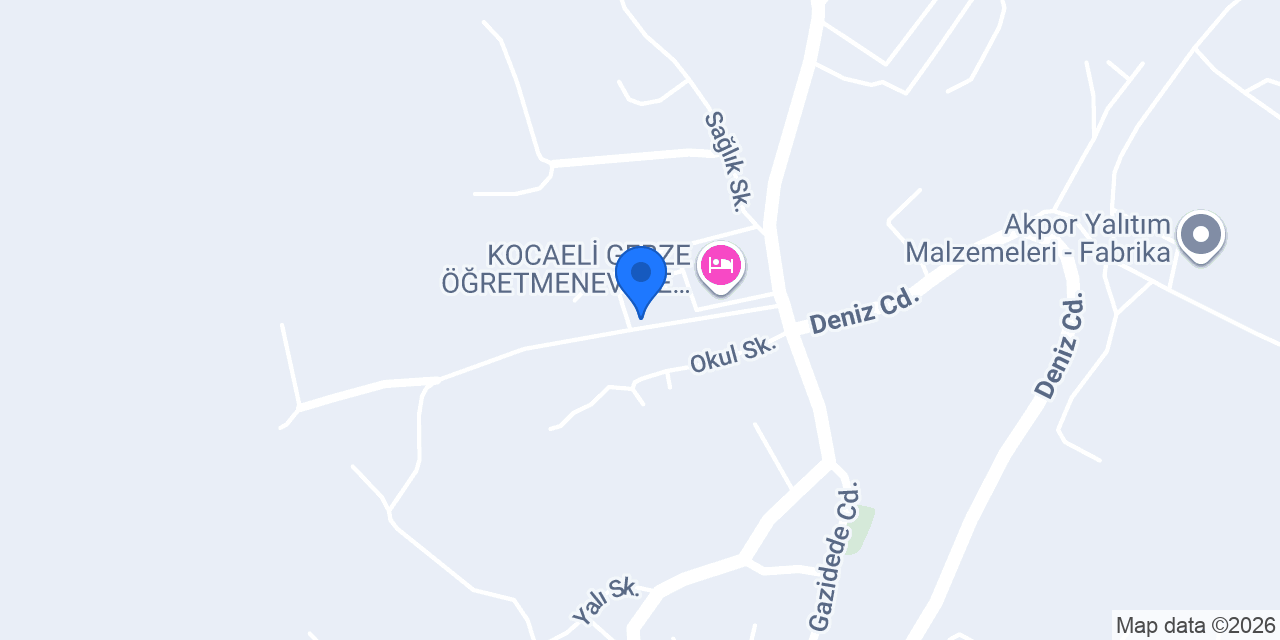 Gebze Mesleki Eğitim Merkezi konumu