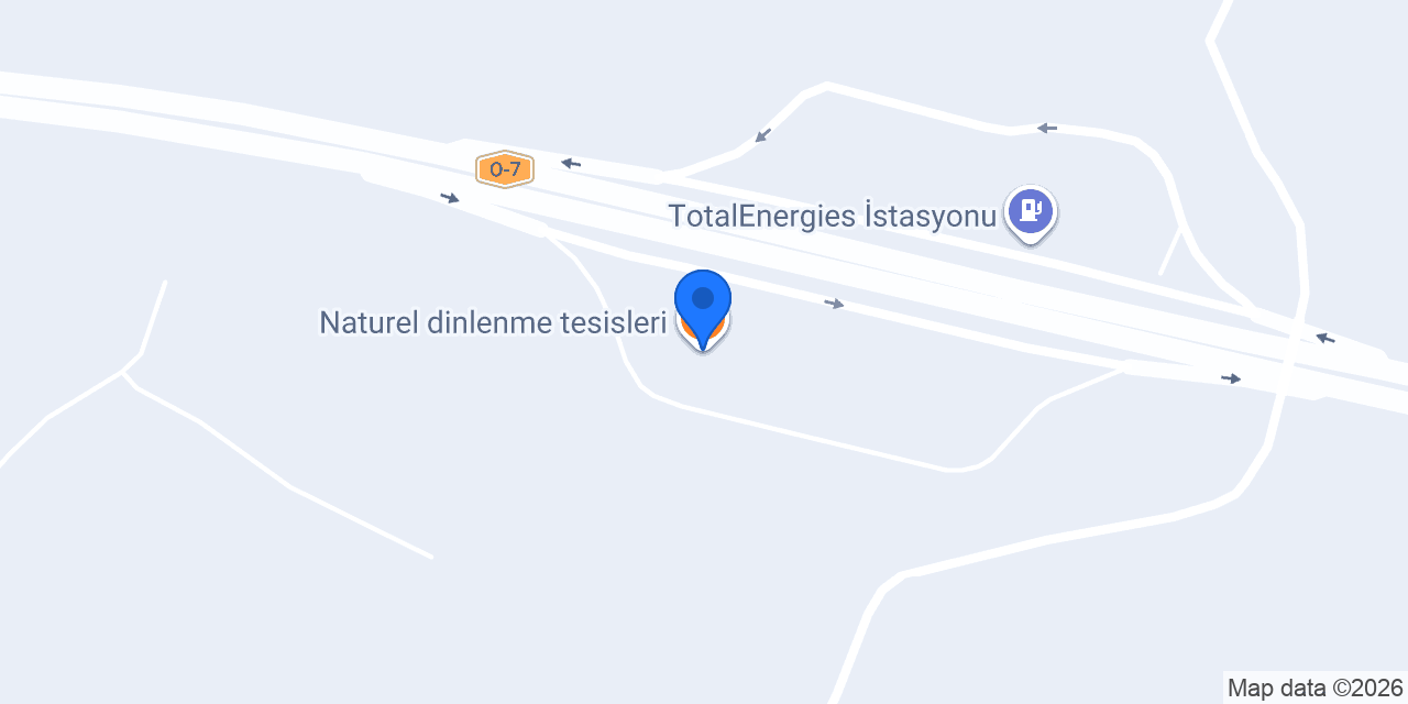 Naturel dinlenme tesisleri konumu