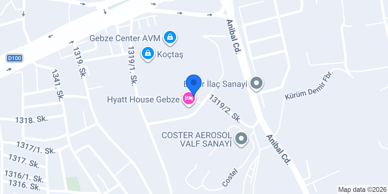 DOD Aykan Gebze konumu