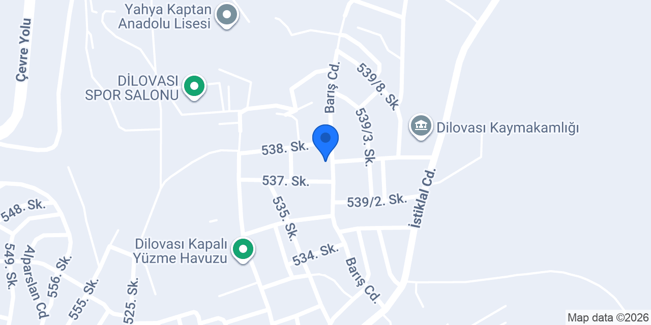 SIRMA SU DİLOVASI konumu
