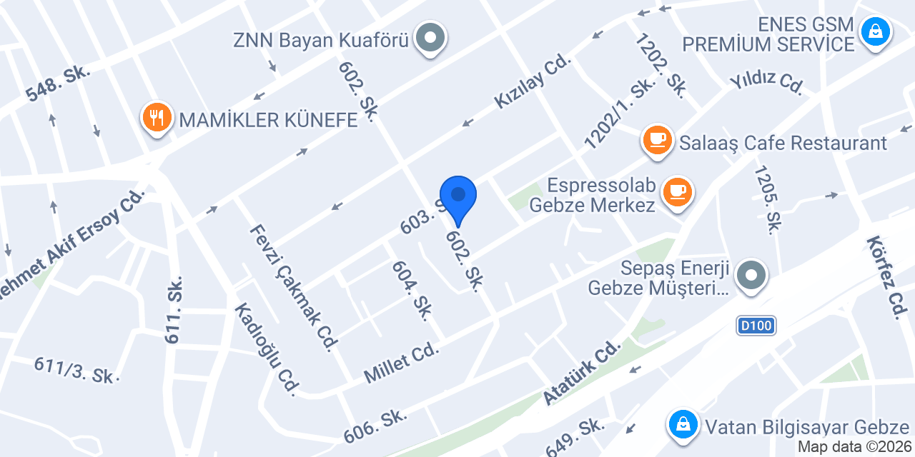 Pedikür Manikür Stüdyo konumu
