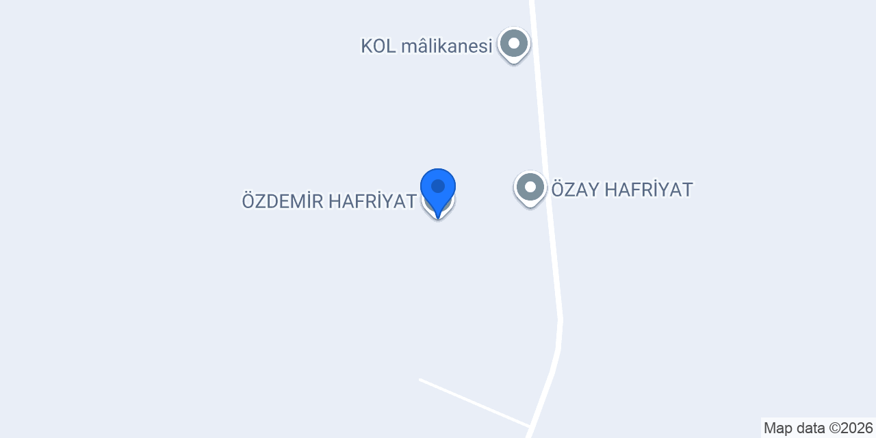 ÖZDEMİR HAFRİYAT konumu