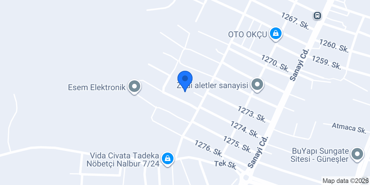 TANOGLU GARAGE konumu