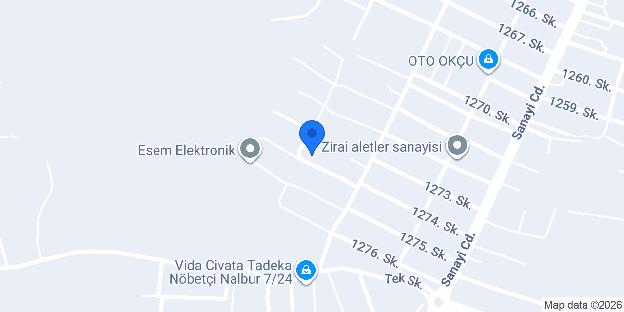 Beşok Makina konumu