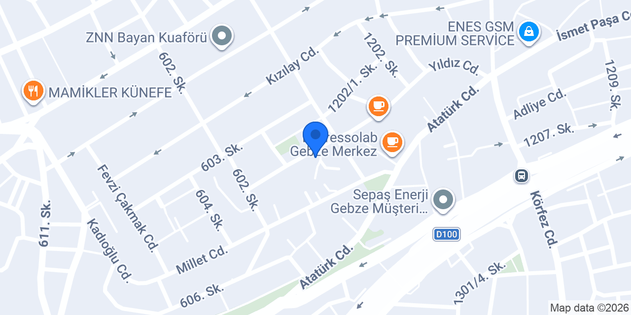 Gebze bale kursu konumu