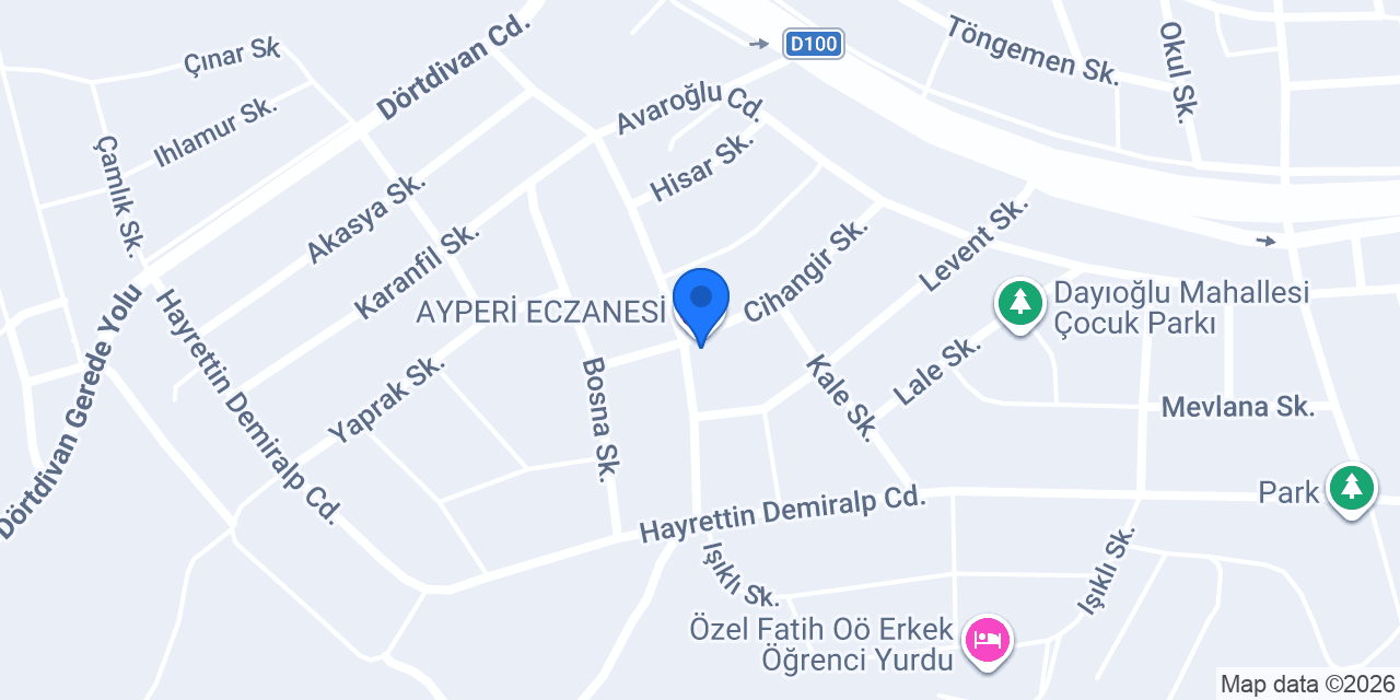 AYPERİ ECZANESİ konumu