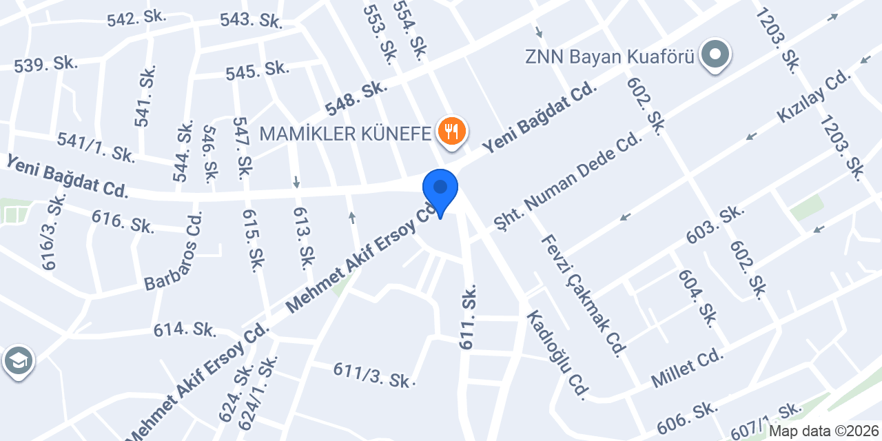Çayname konumu