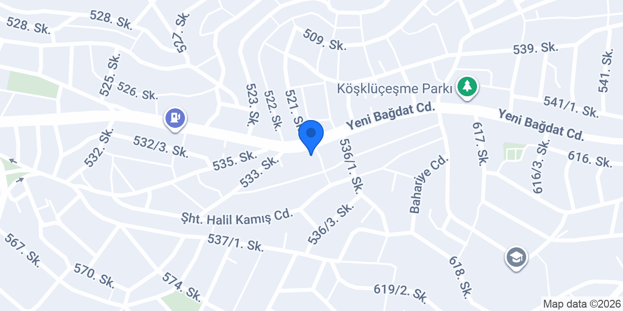 Ak çiçekçilik konumu