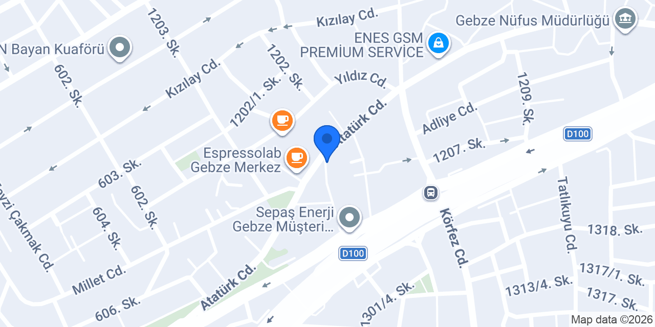 Gebze Lalezar Çiçek ve Çikolata konumu