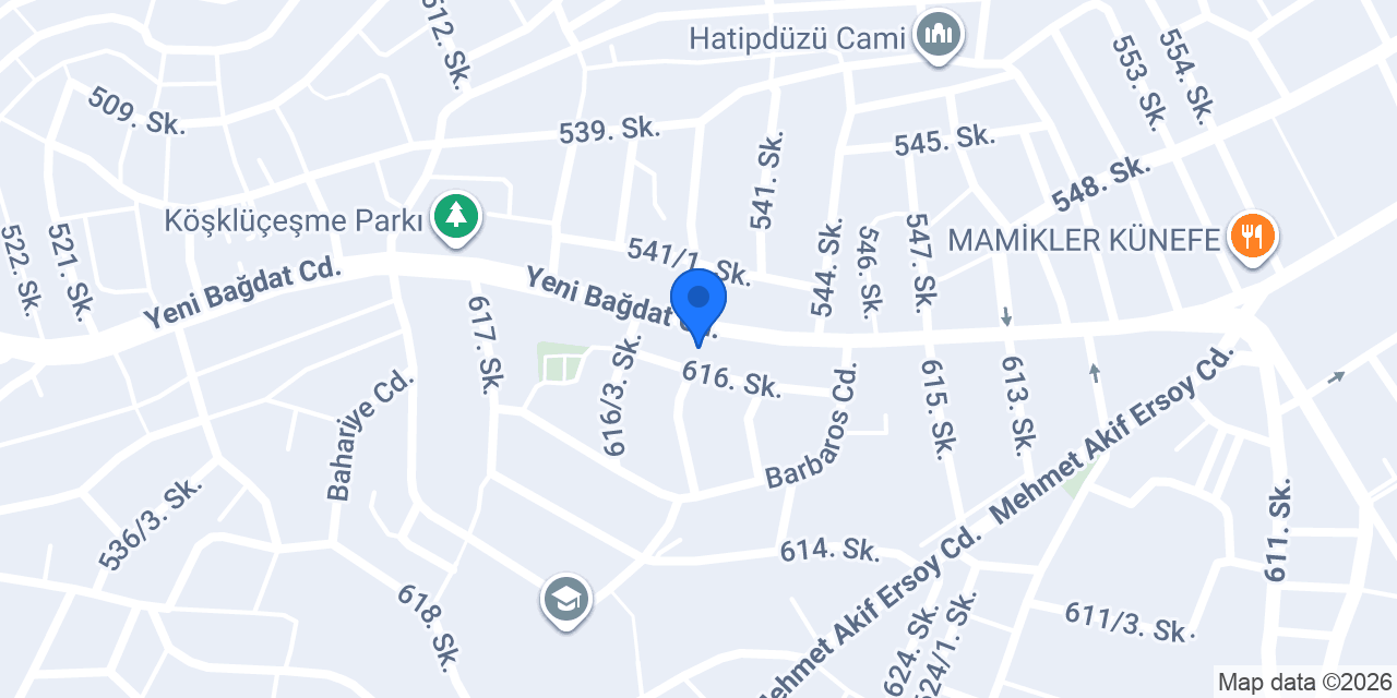 Gebze Çotanak Mobilya konumu