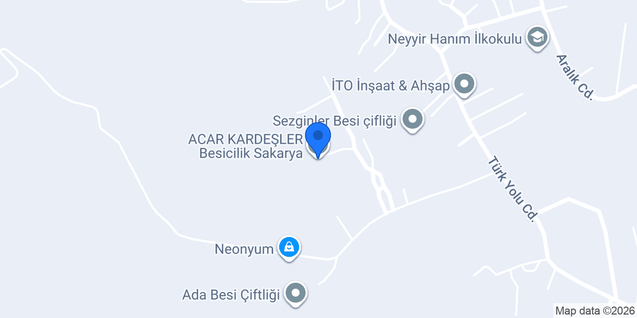 ACAR KARDEŞLER Besicilik Sakarya konumu