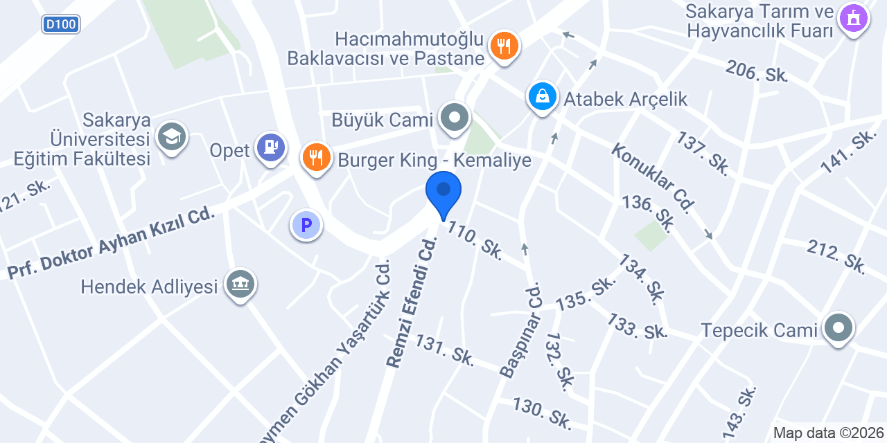 Özemirler Perde ve Halı konumu