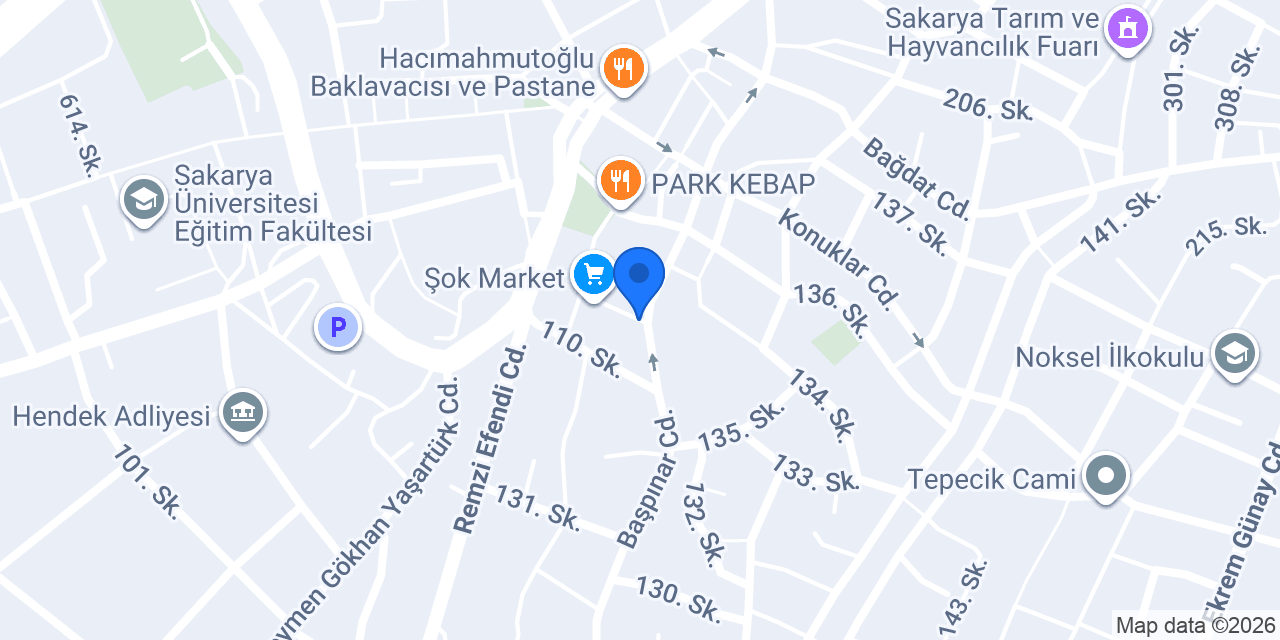 Hobi Köşem konumu