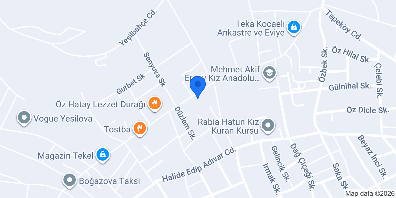 Yeni Doğan Ortopedi konumu