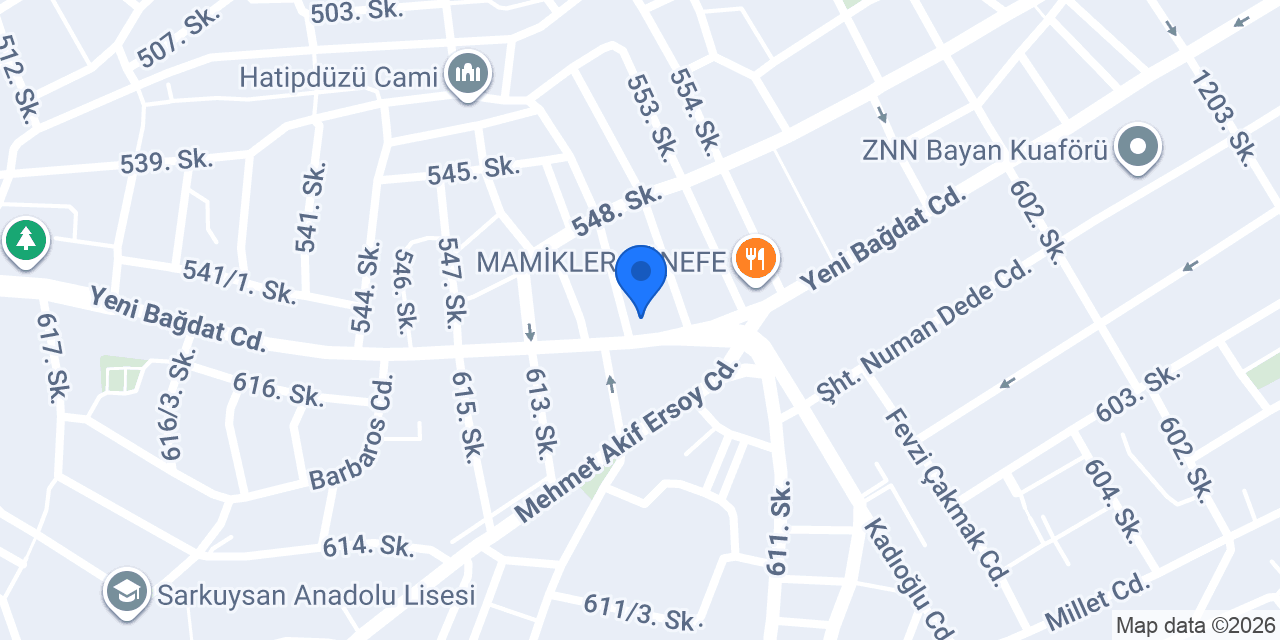 Cadde Zurna Dürüm konumu