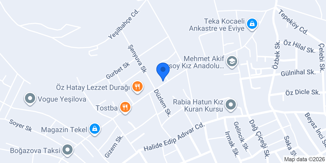 PlanB Boğazova Cad.87/5A konumu