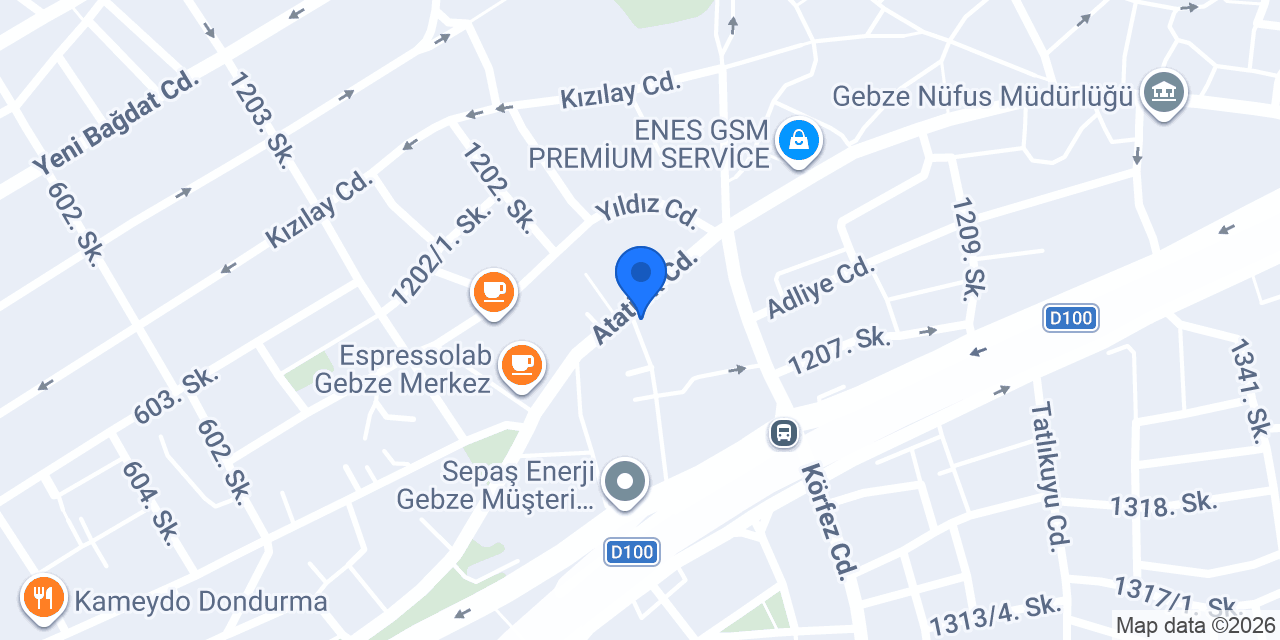 GEBZE 2. Noterliği konumu