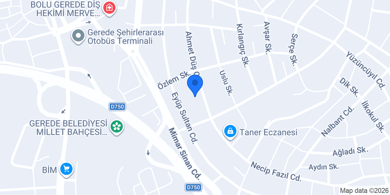 Çiçek evim konumu