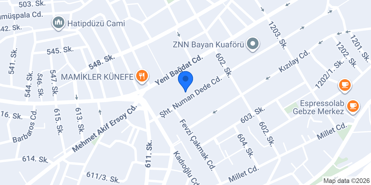 Gözde bebe giyim konumu
