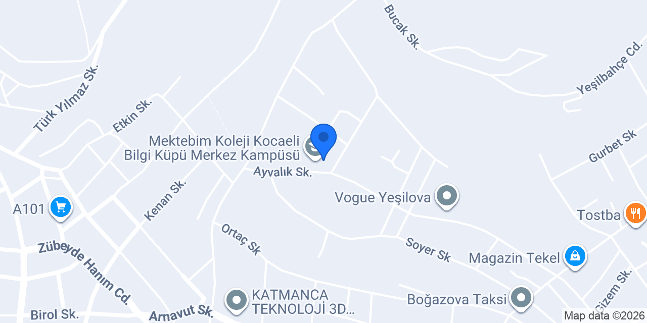 Ataç Life Yeşilova konumu
