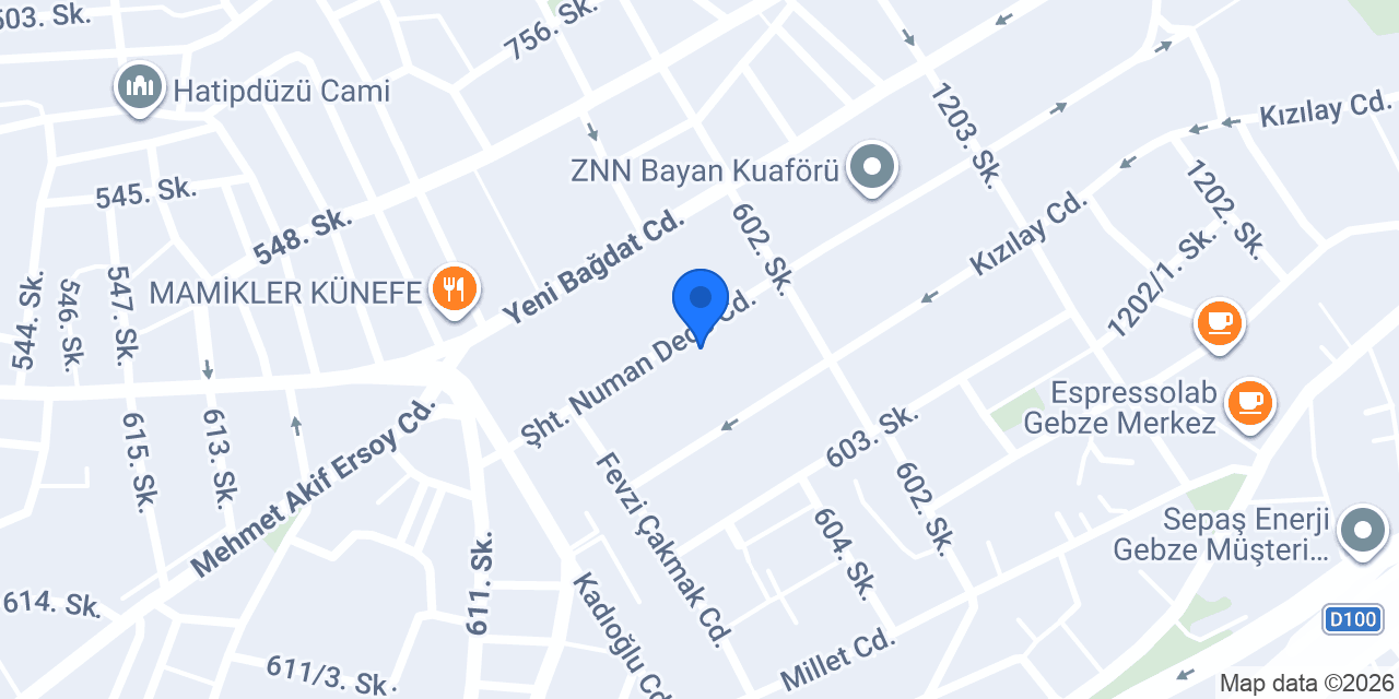 Kuaför Hesna Demir konumu