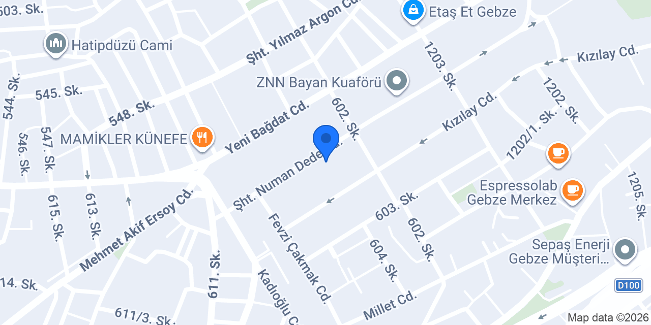 Uğur Elektrik konumu