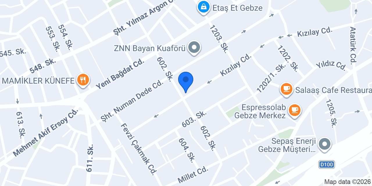 Ensar Dekorasyon konumu