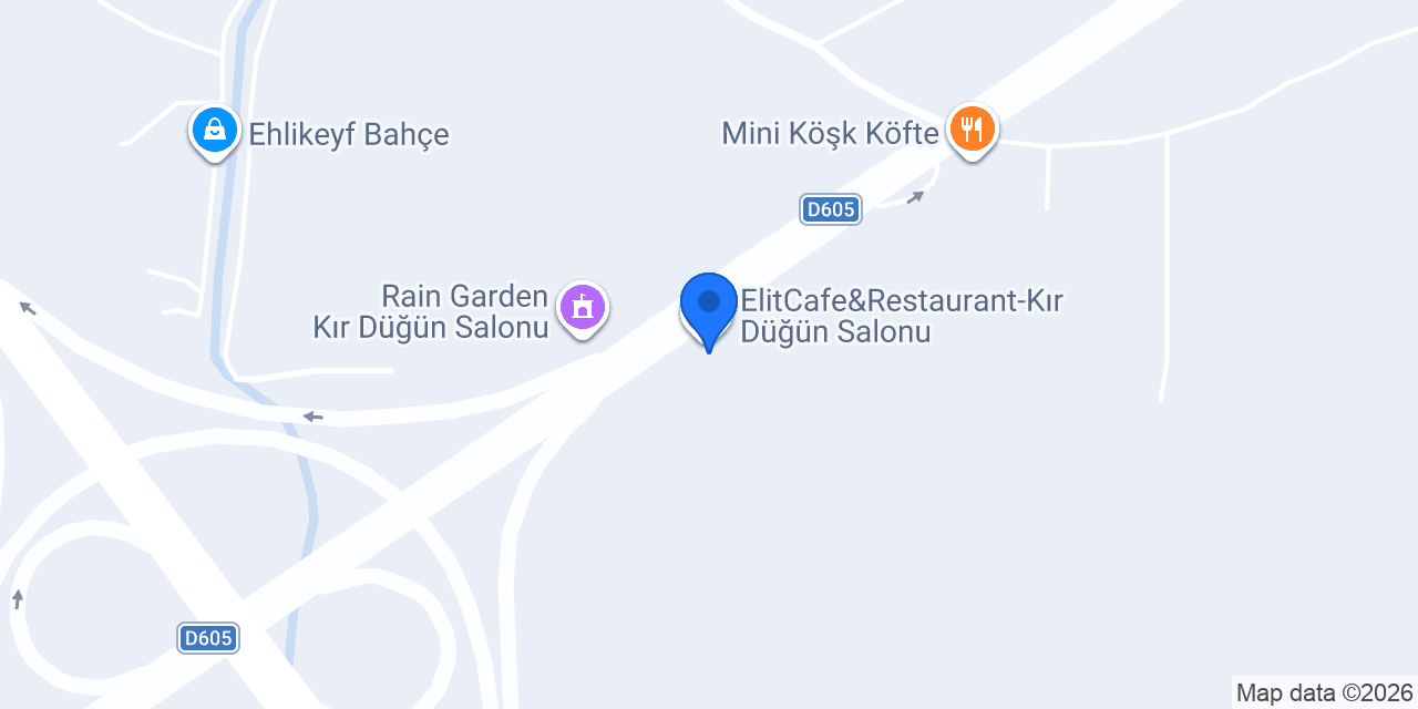 ElitCafe&Restaurant-Kır Düğün Salonu konumu