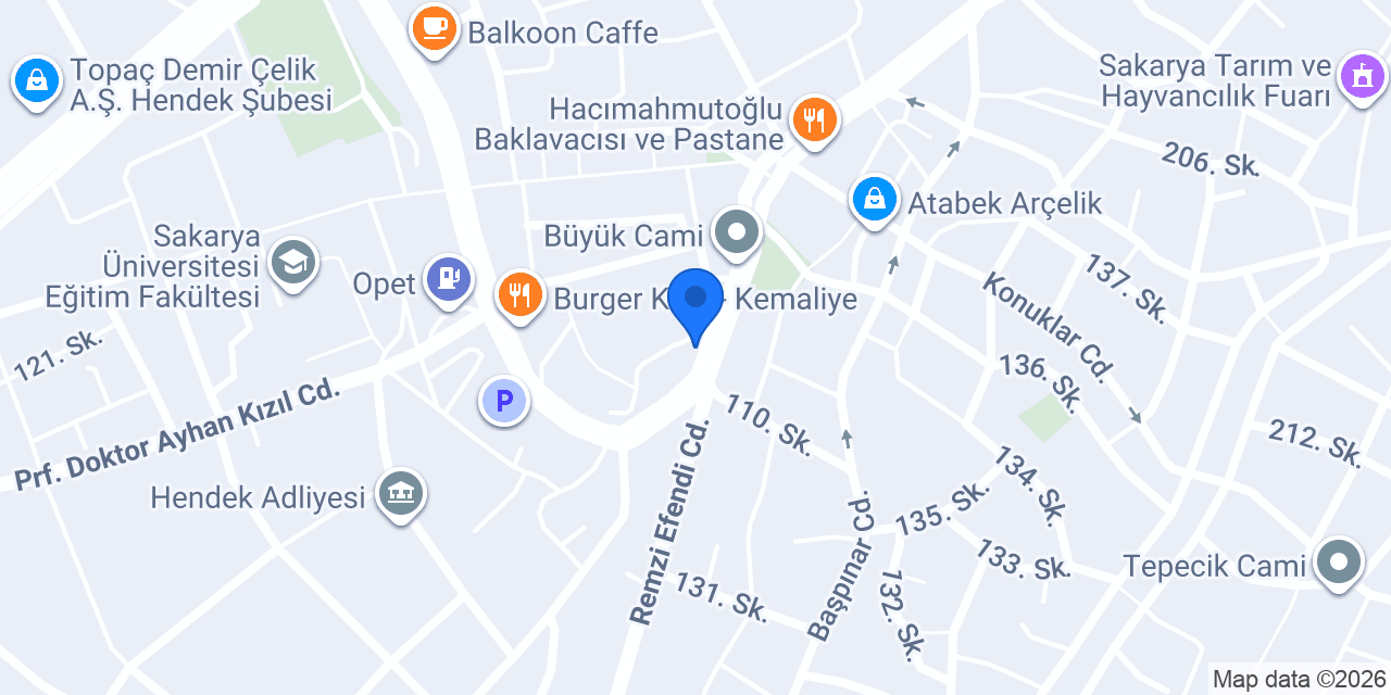 Sakarya Eczanesi konumu