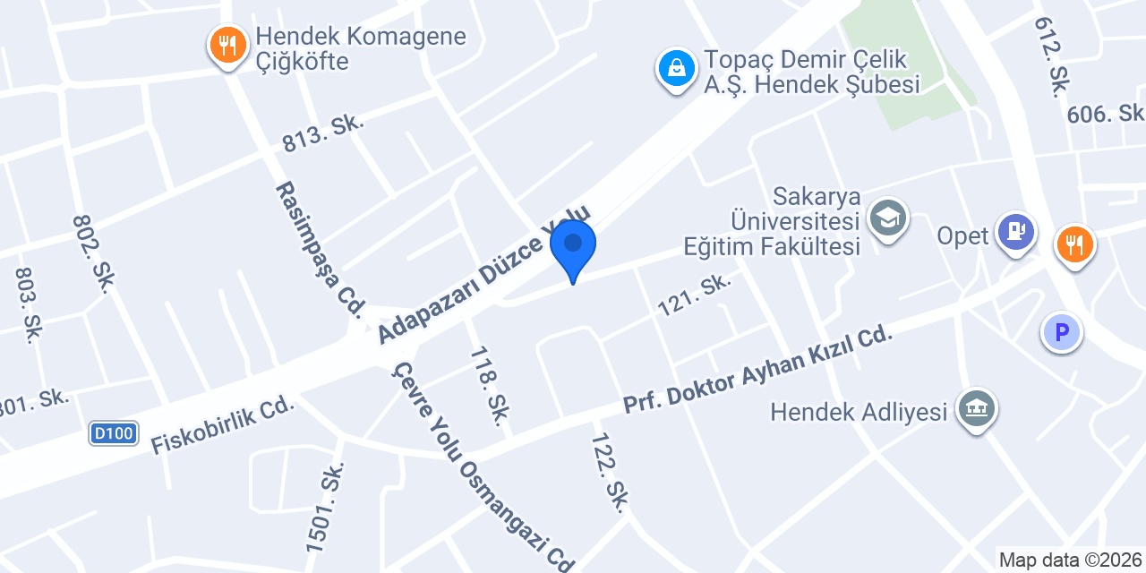 Hendek PİDECİ VOLKAN SOYLUOĞLU konumu