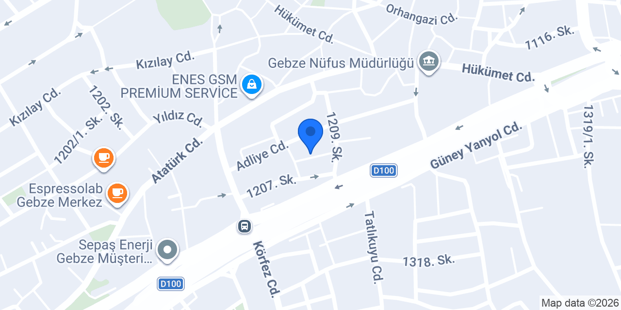 Aygün Otopark konumu