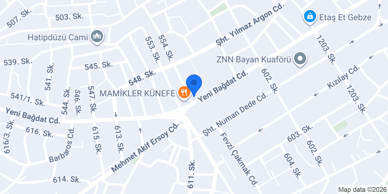 Halkbank Gebze Bağdat Caddesi Şubesi konumu