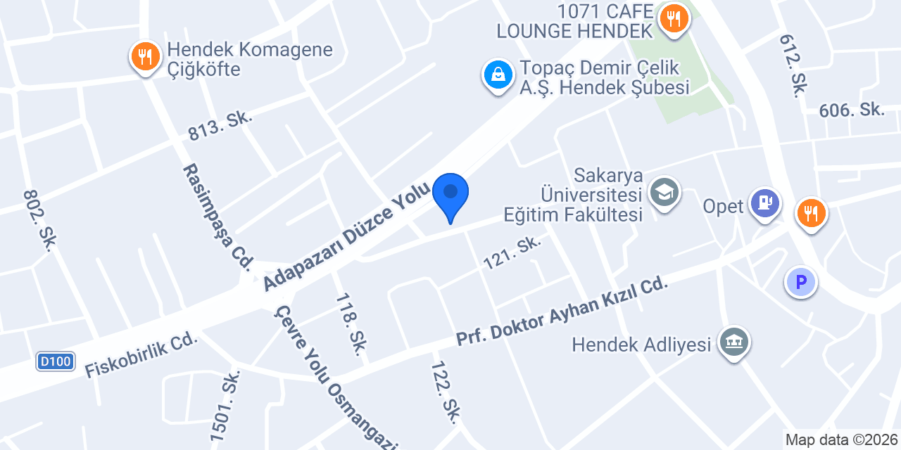 Hendek Özel İmge Okulları konumu