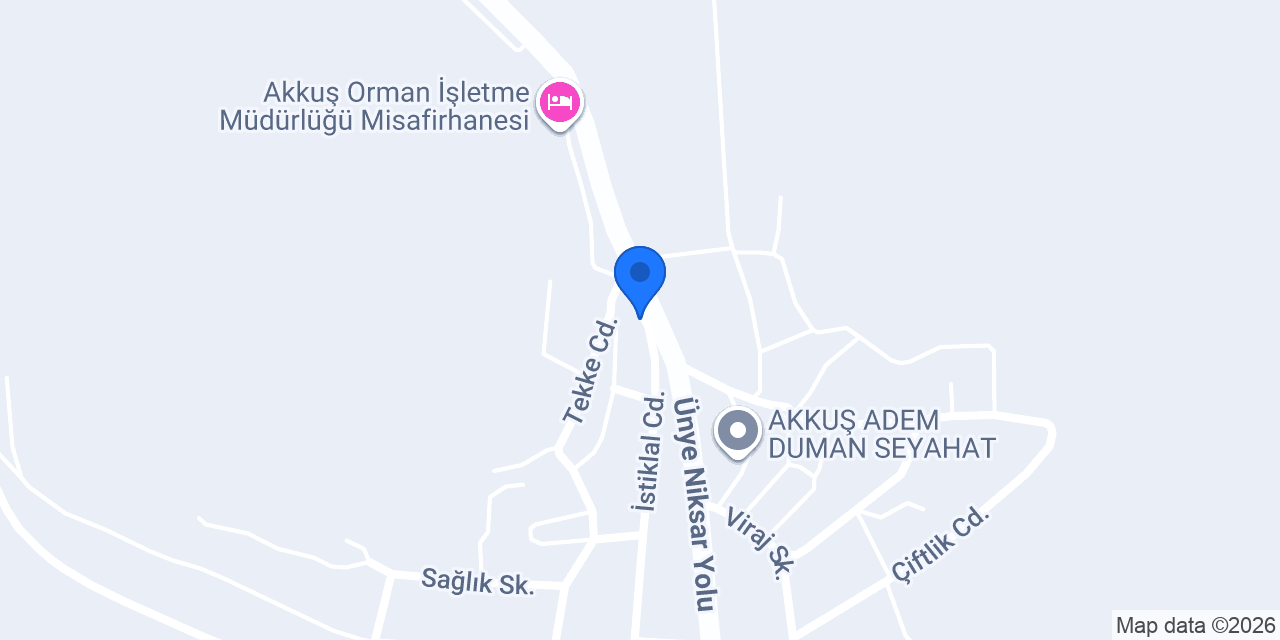 Akkuş Coffee House konumu