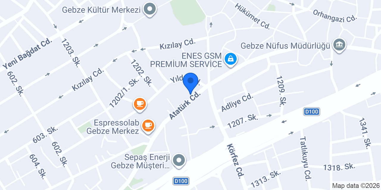 Optik Center konumu