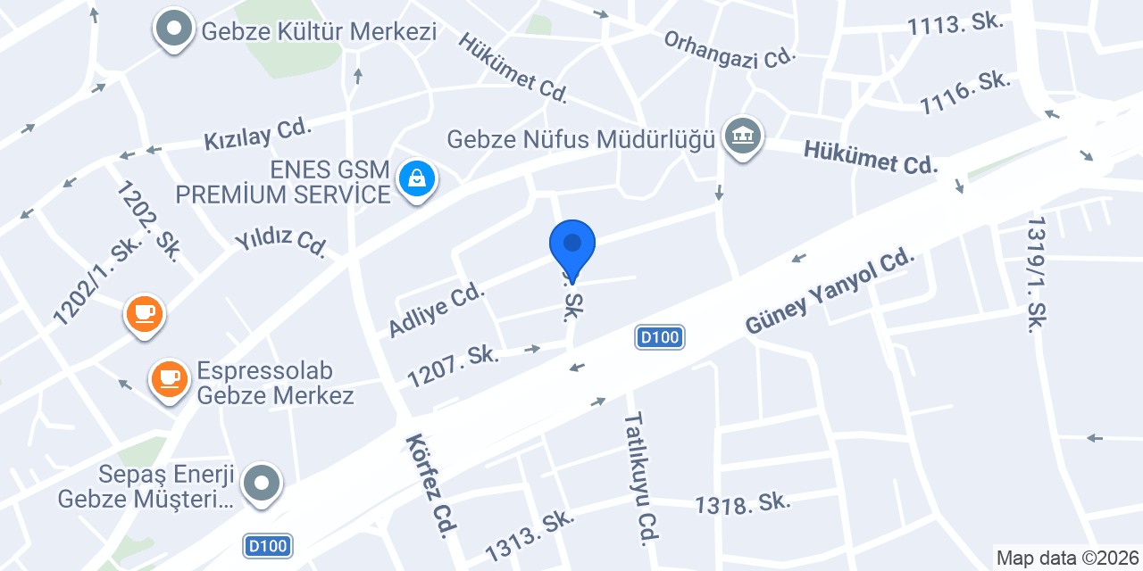 Dejavu Lounge konumu
