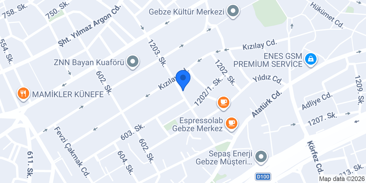 HAİR CENTER konumu