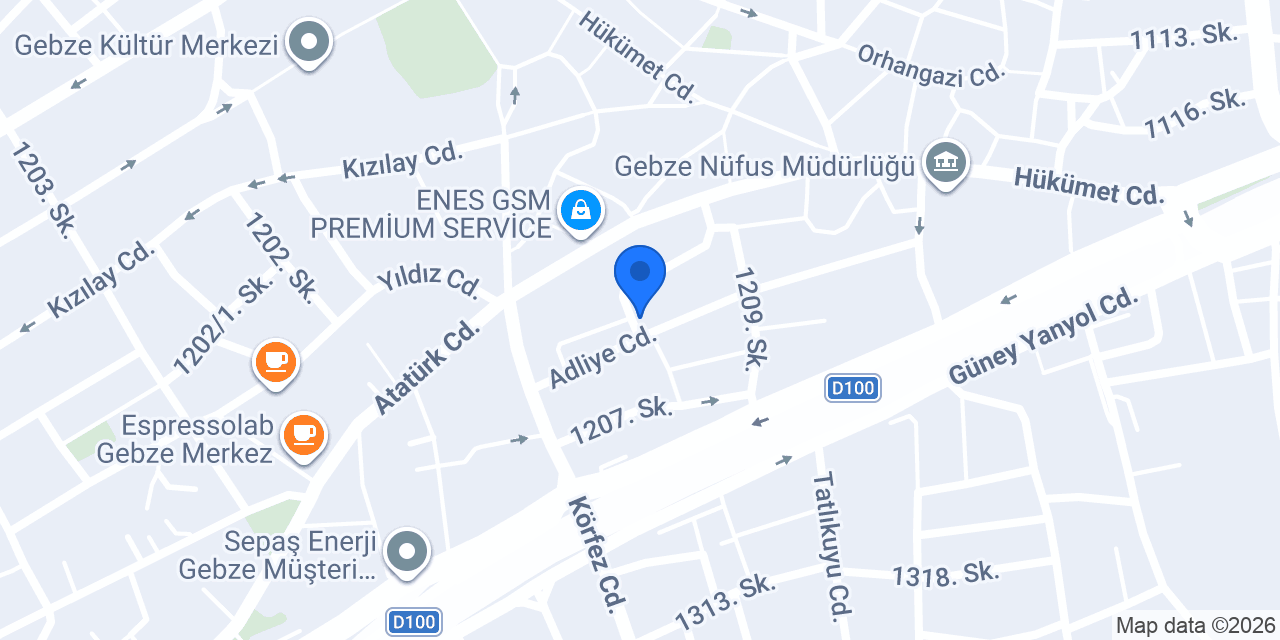 Diş Hekimi Muhammet BAYRAM konumu