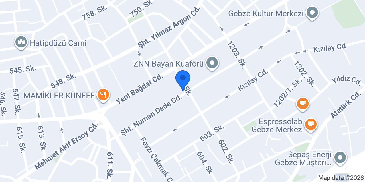 Kardeşler Yufkacısı konumu
