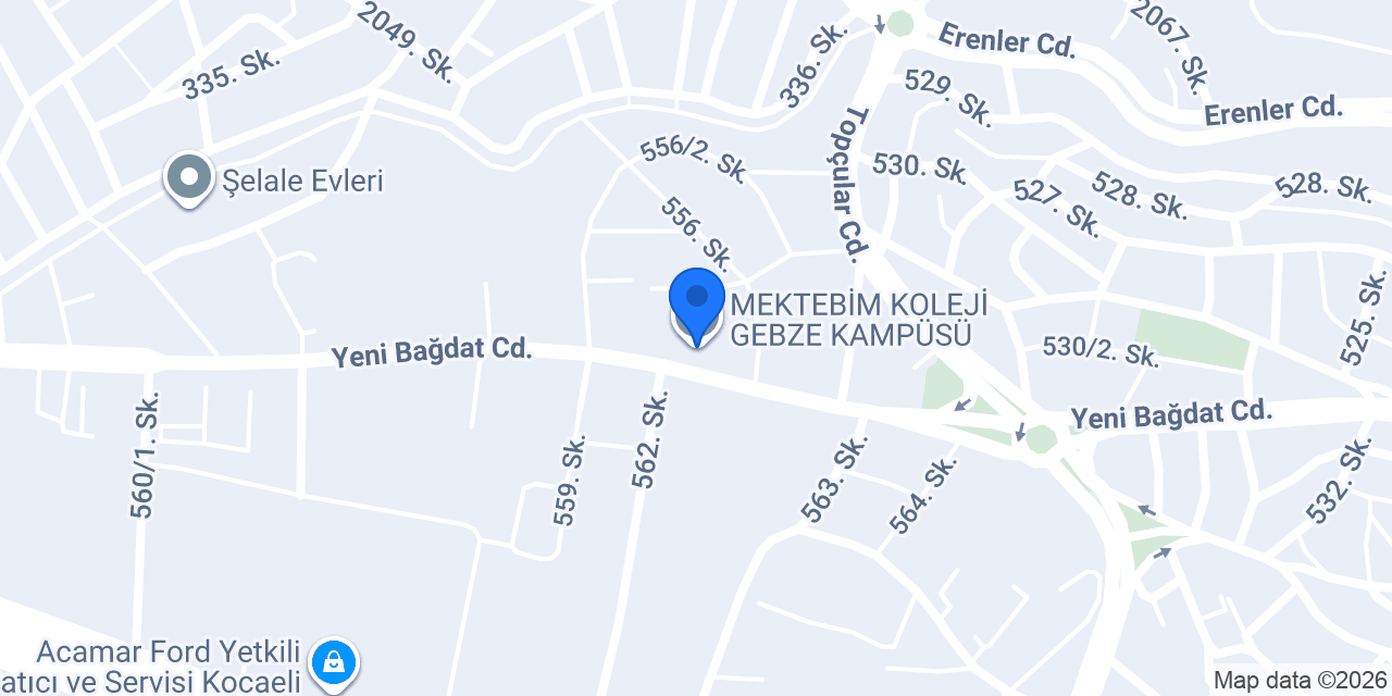 MEKTEBİM KOLEJİ GEBZE KAMPÜSÜ konumu