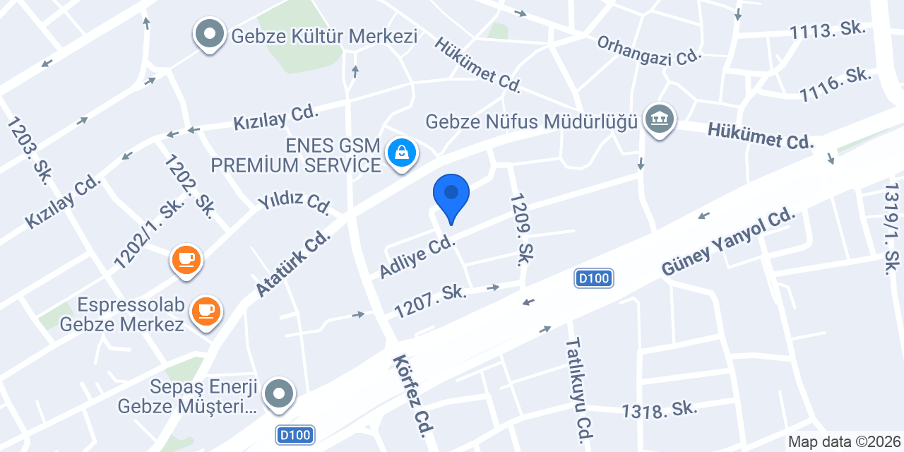 Ellade Restoran&Cafe konumu