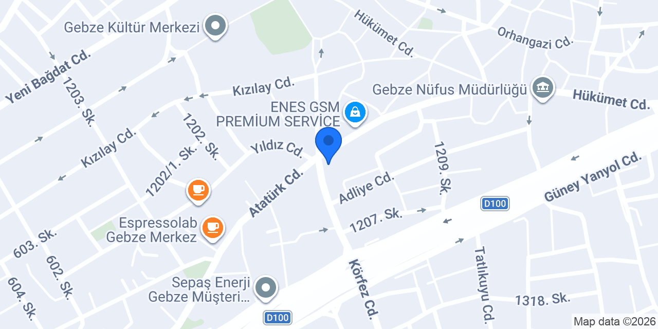 Özkan Oto konumu